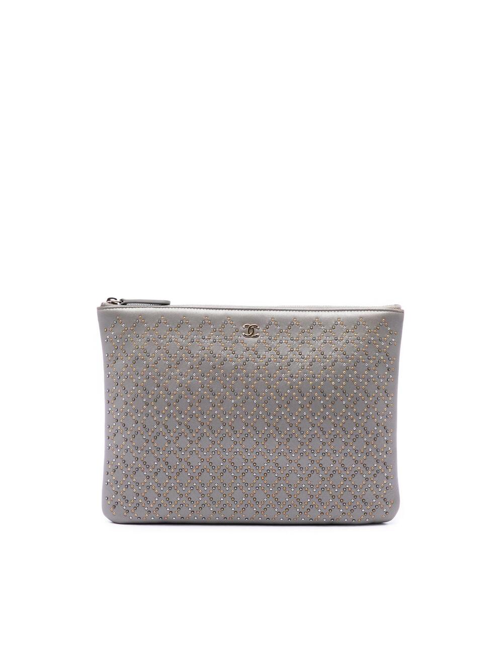 Chanel Medium Studded Lambskin O Case #376370C10B